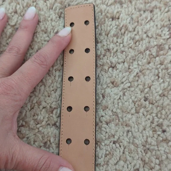 Moschino Logo Buckle Comic print leather belt - Picture 5 of 12